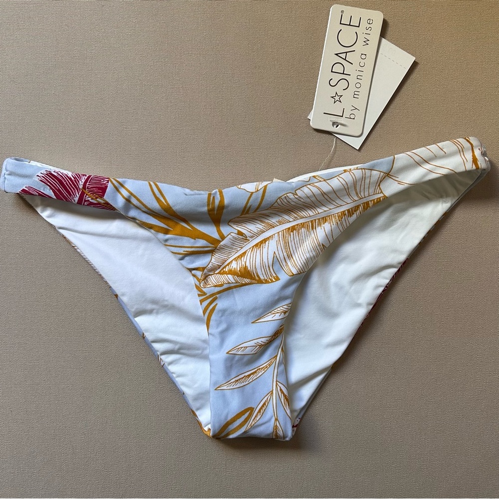 NWT L*SPACE by Monica Wise Camacho Floral Bikini Bottoms